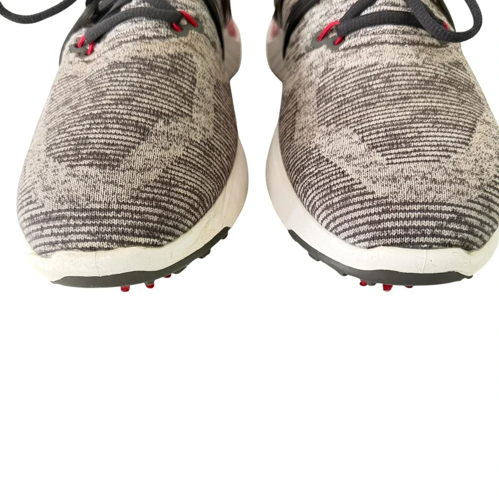FootJoy HyperFlex Mens Size 12 Golf Shoes Grey‎ Red Strato Foam Spiked Sneaker